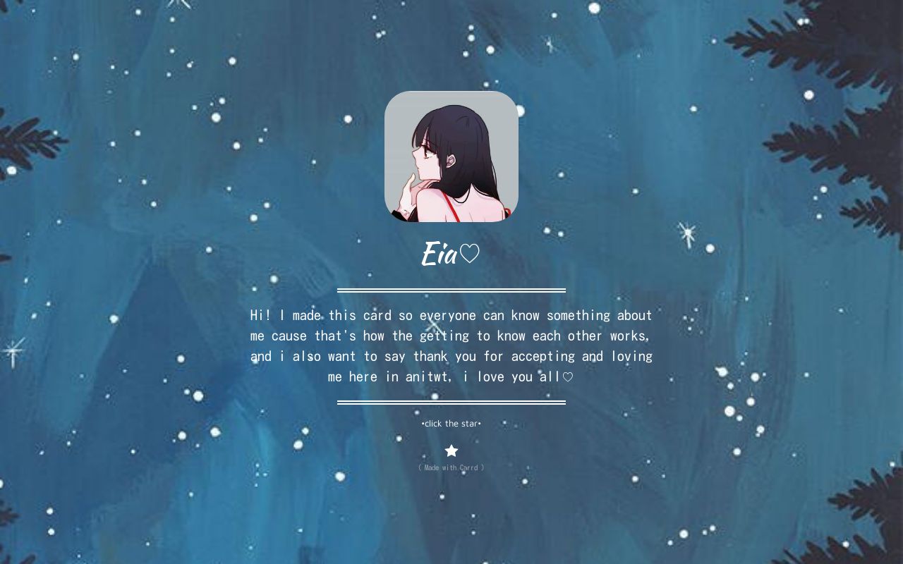 Carrd profile picture for @eia